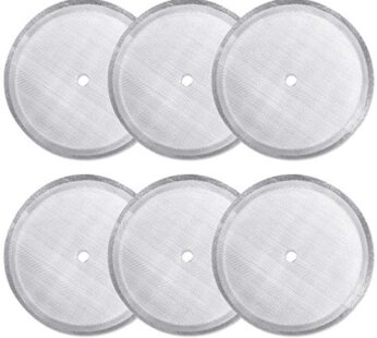 ACKLLR 6 Pack French Press Replacement Filter Screen,Reusable Stainless Steel Mesh Filters