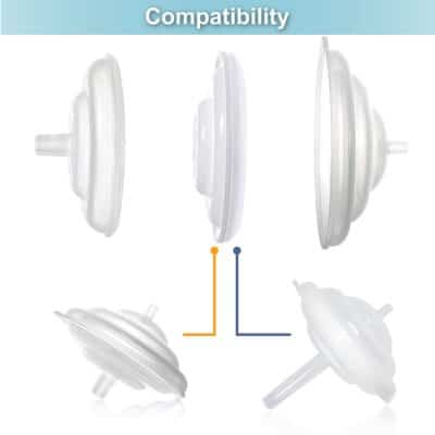 Nenesupply Silicone Backflow Protector Membranes Compatible with Spectra Backflow Protecto - Image 2
