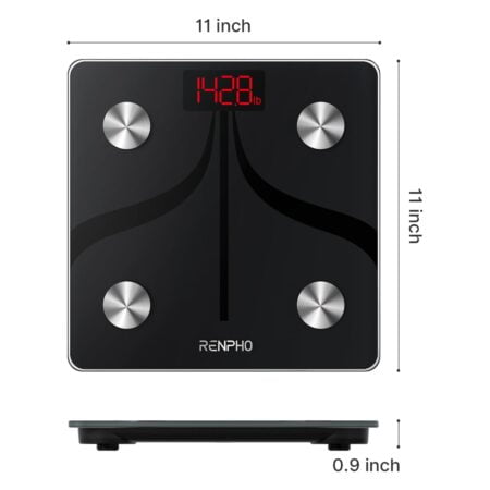 RENPHO Elis 1 Body Fat Scale, USB Rechargeable Digital Bathroom Scale, Smart Bluetooth Wei - Image 7