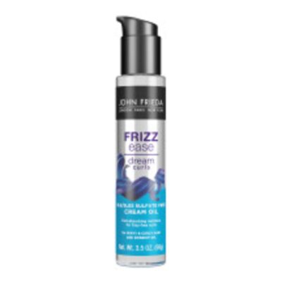 John Frieda Anti Frizz, Frizz Ease Dream Curls Cream Oil, Hydrating Hair Oil for Curly, Fr