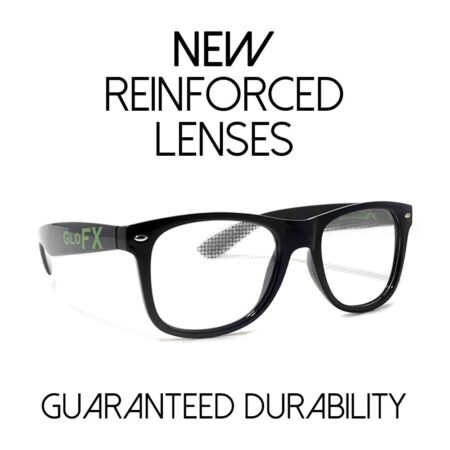 Ultimate Diffraction Glasses - 3D Rainbow Heart Effect with Black Frames - Great Edm, Conc - Image 2