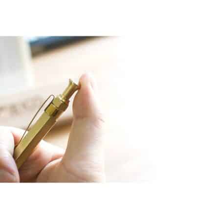 EKLOEN Six-Edge Solid Brass Pen, Sign Pen Ballpoint Pen with Clip - Image 6