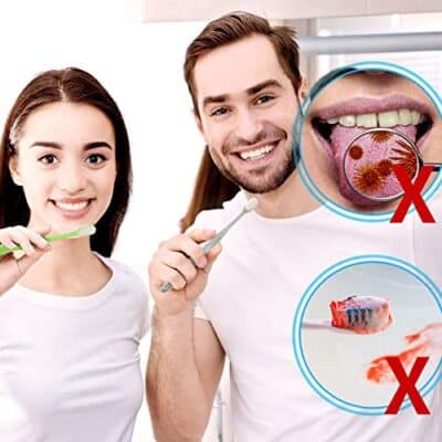 4 Pieces Soft Micro-Nano Manual Toothbrush Extra Soft Bristles Toothbrush with 20,000 Bris - Image 3