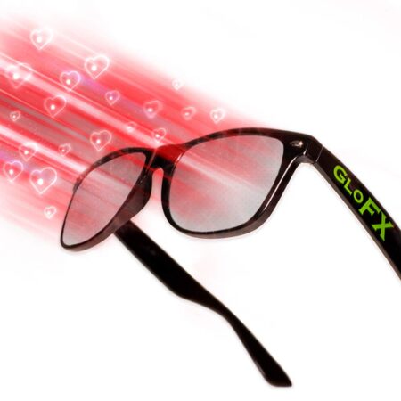 Ultimate Diffraction Glasses - 3D Rainbow Heart Effect with Black Frames - Great Edm, Conc - Image 7