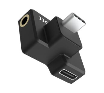 JJC Dual USB-C 3.5mm Mic Adapter for DJI Osmo Action 1 (Only),Not Compatible with DJI Osmo