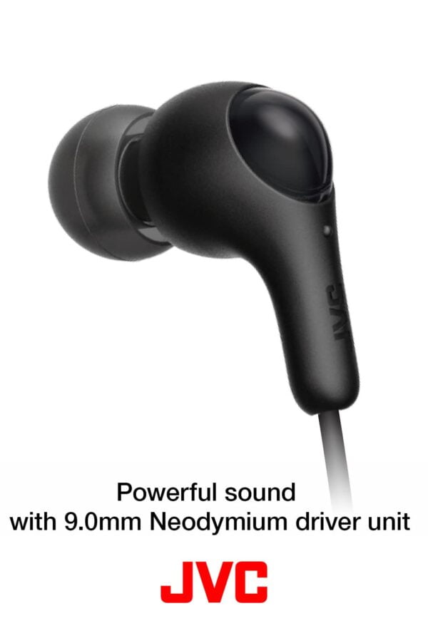 JVC Gumy in Ear Earbud Headphones, Powerful Sound, Comfortable and Secure Fit, Silicone Ea - Image 3