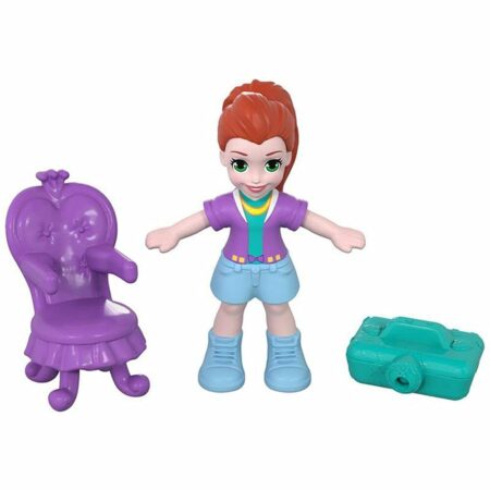 Polly Pocket Tiny Pocket Places Studio Compact with Micro Lila Doll & Accessories - Image 2