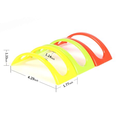 Ximimark 12 pcs Colorful Taco Holder Stand For Soft & Hard Shell Taco Microwave Safe - Image 7