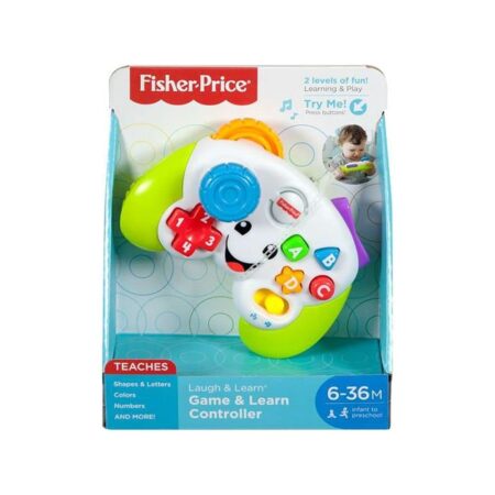 Fisher-Price Laugh & Learn Baby & Toddler Toy Game & Learn Controller Pretend Video Game w - Image 6