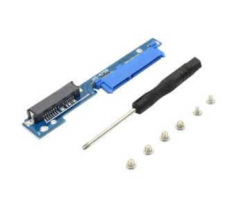 JMT 2.5 inch Micro SATA 7+6 Male to SATA 7+15 Female Adapter Card Serial ATA Converter for