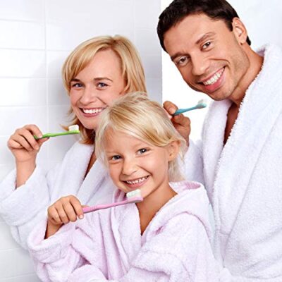 4 Pieces Soft Micro-Nano Manual Toothbrush Extra Soft Bristles Toothbrush with 20,000 Bris - Image 6