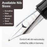 Conklin Duragraph Fountain Pen - Broad Nib Fountain Pen, Orange Nights - A Luxury Pen for - Image 3