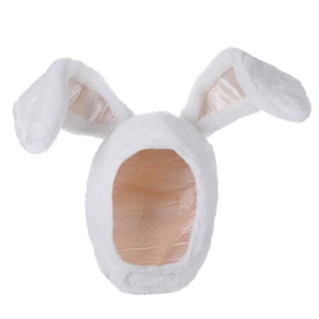 BOBILIKE Plush Fun Bunny Ears Hood Women Costume Hats Christmas Gift-Warm, Soft and Cozy,