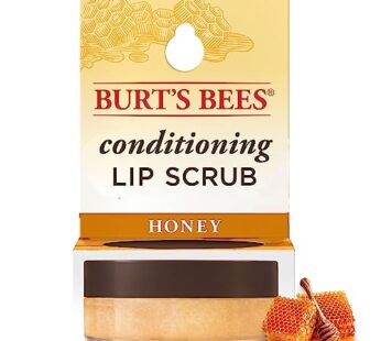 Burt’s Bees Conditioning Honey Lip Scrub, Exfoliates & Conditions Dry Lips, with Honey Cry