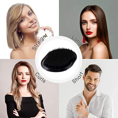 Rolybag 6Pcs Shampoo Pocket Comb Massage Hair Comb Pocket Palm Brush Comb Portable Hair Co - Image 7