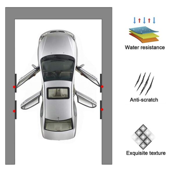 Garage Wall Protector, Car Door Protection EVA Foam High Density Wall Guard Bumper for Par - Image 6