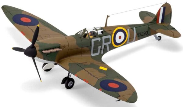 Airfix A01071B Supermarine Spitfire Mkia 1:72 Model Building Kit (36 Piece), Multicolor - Image 2