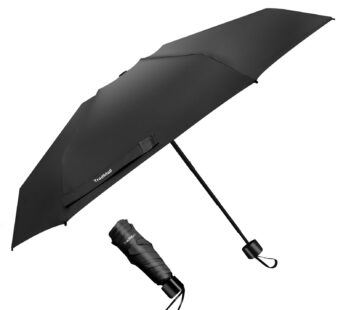 TradMall Mini Travel Umbrella, Portable Lightweight Compact Parasol with 95% UV Protection