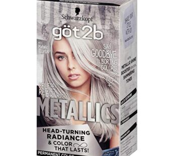 Schwarzkopf Got2b Metallics Permanent Hair Color, M71 Metallics Silver