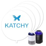 Katchy Original and Midnight Glue Board Refills (4 Pack) - Indoor Insect Trap Glue Board R