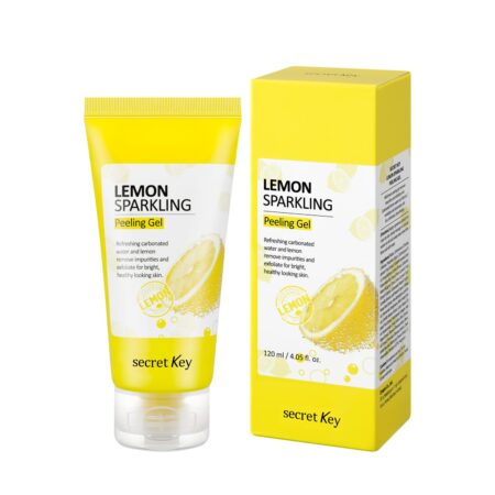 SECRET KEY Lemon Sparkling Peeling Gel, Deep Cleansing, Exfoliation, Skin Moisturization,