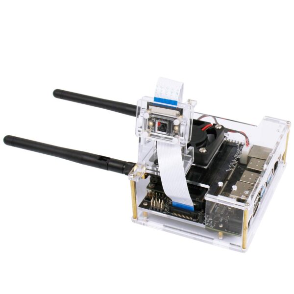 Yahboom Acrylic Case for NVIDIA Jetson Nano Compatible with 4GB (B01 & A02) & 2GB with Coo - Image 7