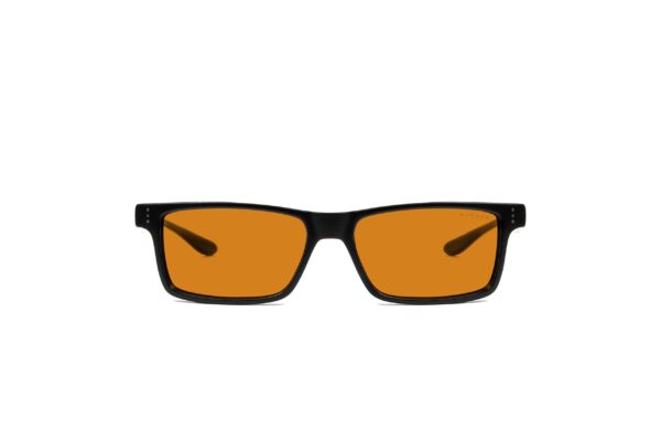Blue Light Blocking Glasses for Computer, Sleep & Energy | Vertex/Onyx by Gunnar | Patente