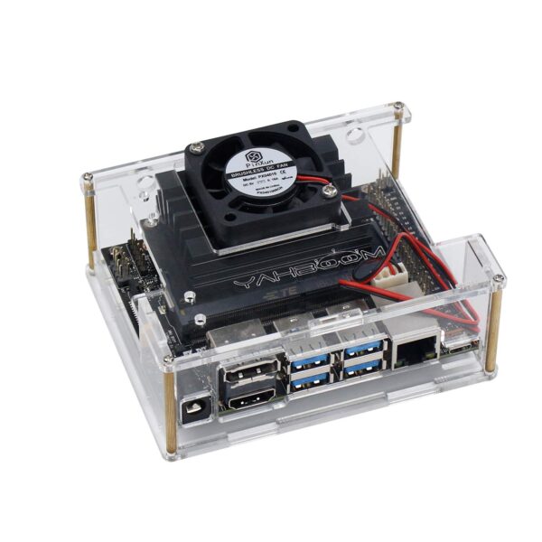 Yahboom Acrylic Case for NVIDIA Jetson Nano Compatible with 4GB (B01 & A02) & 2GB with Coo - Image 5