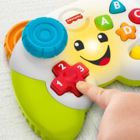 Fisher-Price Laugh & Learn Baby & Toddler Toy Game & Learn Controller Pretend Video Game w - Image 4