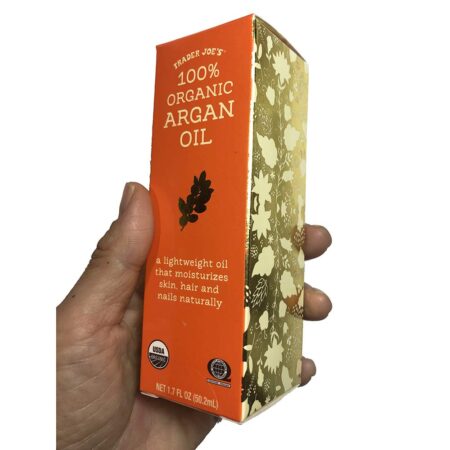 TRADER JOES 100% Organic ARGAN OIL 1.7 Oz - A Lightweight Oil That Moisturizes Skin, Hair - Image 3