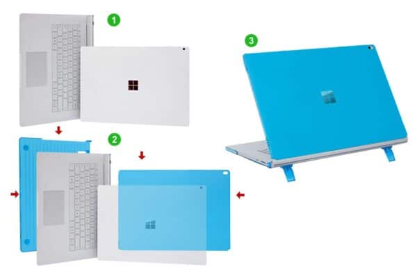 mCover Case Compatible for 2017~2022 15" Microsoft Surface Book 2/3 with Detachable Tablet - Image 4