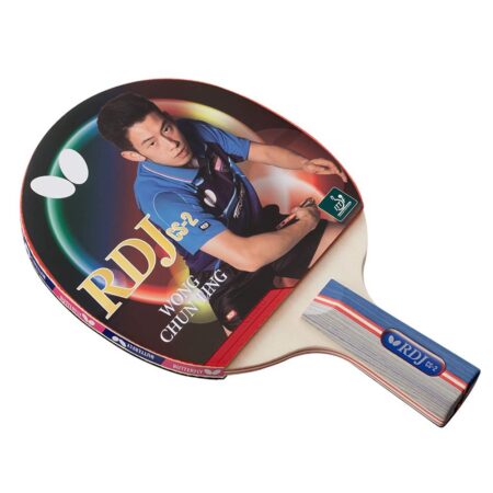 Butterfly RDJ CS2 Ping Pong Paddle   ITTF Approved Table Tennis Racket   Excellent Balance