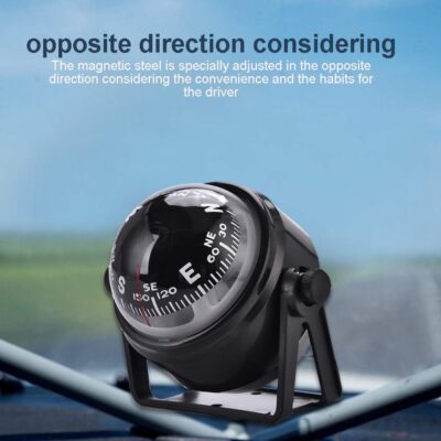 Health Gear Boat Compass Marine Dash Mount, Boat Compass Car Boat Compass Dashboard Marine - Image 4