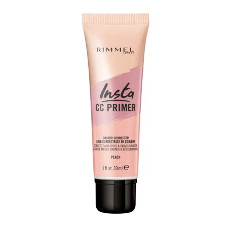 Rimmel London Insta Flawless - 30 Peach - Color-Correcting Primer, Brightening, Evens Skin