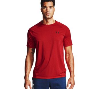 Under Armour Men’s Tech 2.0 Novelty Short-Sleeve T-Shirt , Red (600)/Black , 4X-Large