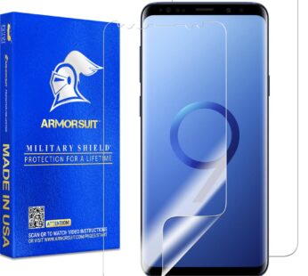 ArmorSuit 2 Pack Screen Protector Designed for Samsung Galaxy S9 Plus / S9+ (6.2 Inch) Cas