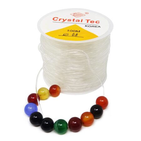 Honbay Jewelry Making String Clear Elastic Beading Threads Elastic Stretch String for Jewe