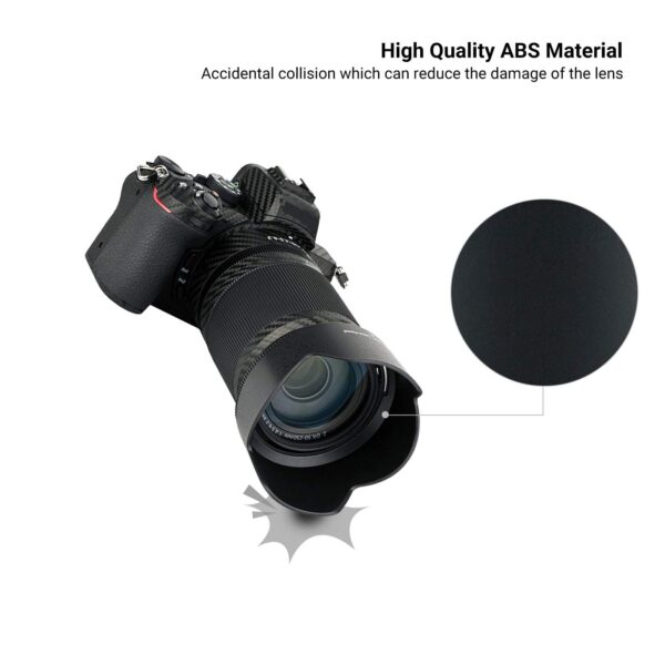 (1+1) Screw on + Bayonet Lens Hood Shade for Nikon Z30 Z50 Z fc Dual Lens Kit (Nikkor Z DX - Image 5