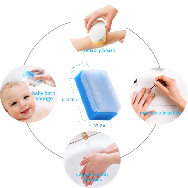 Wellgler's OT Sensory Brush,Autism Sensory Brush for Therapy,Surgical Scrub Brush,Bbaby Sp - Image 6