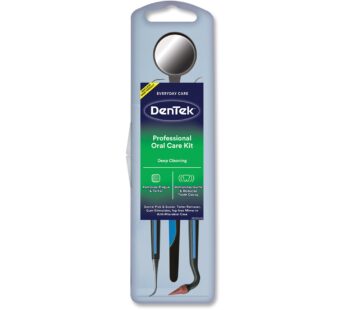 DenTek Professional Oral Care Kit, Advanced Clean- Portable, Multiple Tips, Dental Pick, S