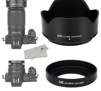 (1+1) Screw on + Bayonet Lens Hood Shade for Nikon Z30 Z50 Z fc Dual Lens Kit (Nikkor Z DX