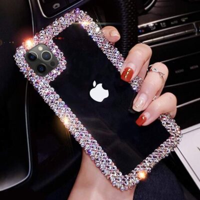 Bonitec Jesiya for iPhone 12 Pro Max Case 3D Glitter Sparkle Bling Case Luxury Shiny Cryst - Image 5