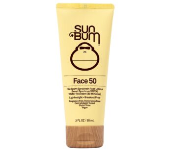 Sun Bum Original SPF 50 Sunscreen Face Lotion | Vegan and Hawaii 104 Reef Act Compliant (O