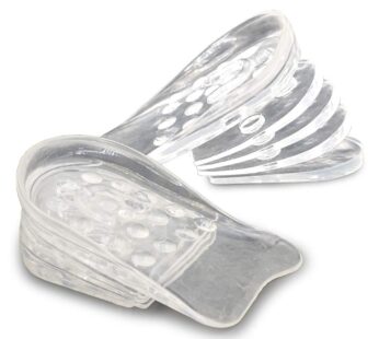 Dr.Foot Adjustable 5-Layer Height Increase Insoles, Silicone Heel Cushion Inserts for Men