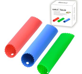 [Upgraded Version] Maxracy 2 Set Peeler Silicone Easy Roll Tube Useful Garlic Odorfree Kit