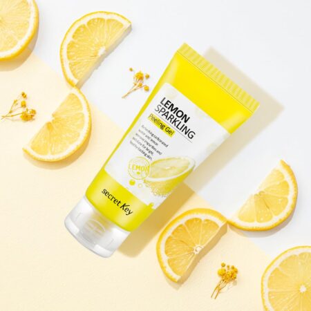SECRET KEY Lemon Sparkling Peeling Gel, Deep Cleansing, Exfoliation, Skin Moisturization, - Image 2