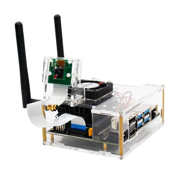 Yahboom Acrylic Case for NVIDIA Jetson Nano Compatible with 4GB (B01 & A02) & 2GB with Coo - Image 9