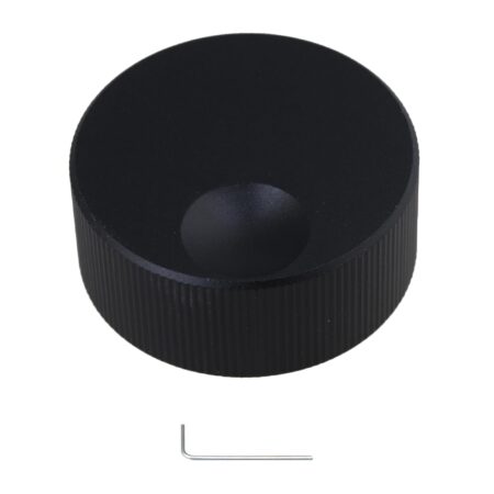 lovermusic lovermusic 32x13MM Black Sandblasting Audio Control Tuning Knob fit 6MM Dia Bor