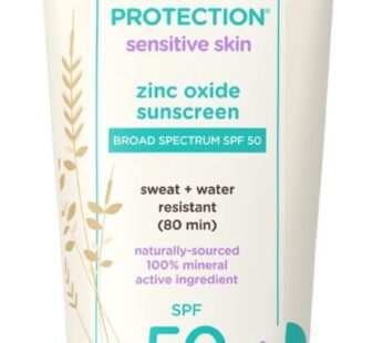 Aveeno Spf#50 Kids Sensitive Skin Zinc Oxide Sunscreen 3 Ounce (88ml) (Pack of 2)