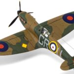 Airfix A01071B Supermarine Spitfire Mkia 1:72 Model Building Kit (36 Piece), Multicolor - Image 3